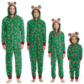 Autumn and winter pajamas (Option: Green-Children 4T)